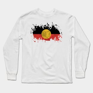 Aboriginal Flag Long Sleeve T-Shirt